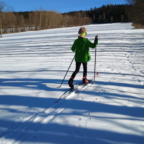 Langlaufen rund um die Výhledovka-Hütte