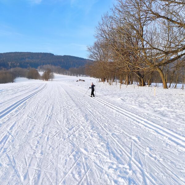 Langlaufen rund um die Výhledovka-Hütte