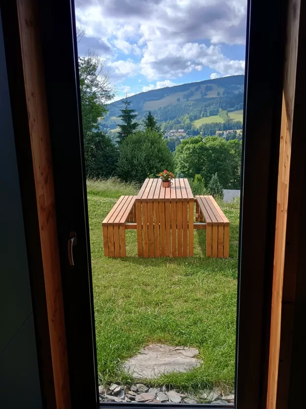 view from the kitchen