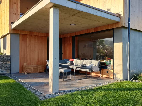 covered terrace